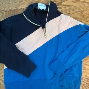 Addison Bay Women’s Zip-Up Sweater - Black, Pink, Blue